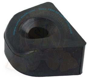 Caucho para atornillar a la guía de puerta delantera izquierda o derecha, 41x31mm, 1950-12/1963