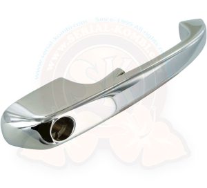 Manilla exterior de puerta delantera cromada, entregada sin el cilindro para devolver su VW cilindro original 8/1968-7/1979