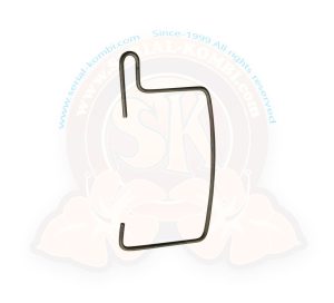 Clip de maintien du cache charnière centrale de porte coulissante 8/1967-7/1979