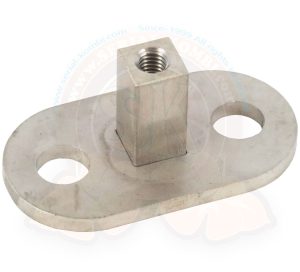 Support inox pour poignée intérieure de porte coulissante, aide à la fermeture en silence depuis l'intérieur avec 2ème poignée 211843642A 8/1967-7/1979