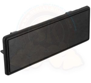 Piastra copertura foro autoradio, nero satinato 5/1979-7/1992