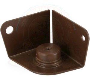 Halter für Tischbein unten, braun, Westfalia, 5/1979-7/1992