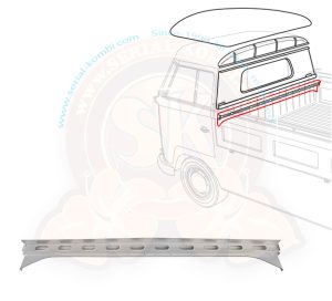 Travesaño del panel de la ventana trasera, pick-up 8/1952-7/1965