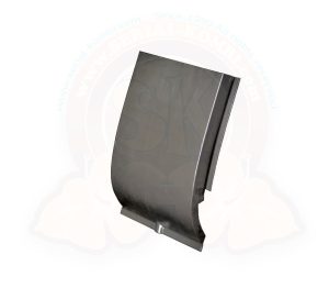 Panneau latéral pick-up double cabine, derrière porte battante 8/1958-7/1967 Hauteur 28cm - Droite