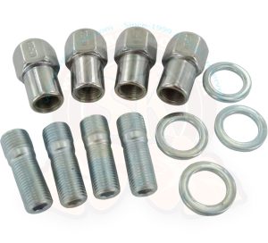 Wheel nut kit, bolts and screws for 4-lugs, 14 x 1,5 (4 pieces)