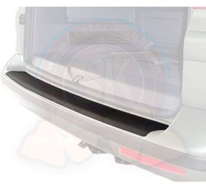 Protection adhésive de seuil de coffre sur pare-chocs arrière T5 12/2009-8/2015 Noir (1 pièce)