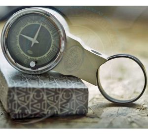 Halter für Zusatzinstrument 52mm an Lenkrohr, elfenbein, 1950-1967