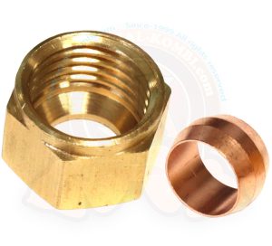 Dado di ricambio con oliva sul tubo di ingresso del gas per riscaldamento PROPEX HS2211 e HS2000E