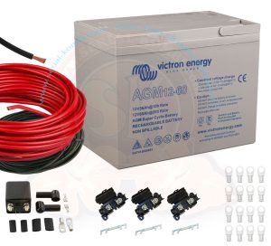 Kit d'installation batterie auxiliaire sous siège T3 5/1979-7/1992