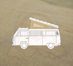 Lona de techo elevable Westfalia, T2 8/1973-7/1979, beige, 3 ventanas