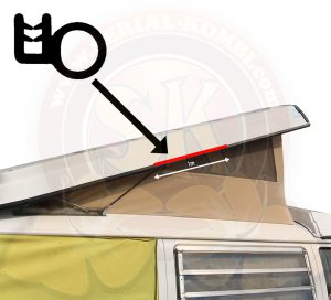 Dichtung für Westfalia Aufstelldach (Meterware)