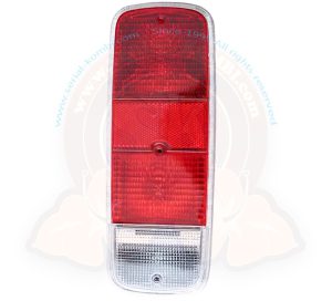 Lente fanale posteriore 8/1971-7/1979 rosso/rosso/bianco stile USA