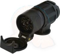 Adattatore Gancio Traino 7 13 Riloer Adattatore Per Rimorchio Da 7 Poli A 13 Pin, 12 V Connettore Traino Veicolo Rimorchio