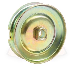 Keilriemenscheibe für Lichtmaschine, 12 Volt, gelb verzinkt, 1600ccm, 8/1967-7/1979