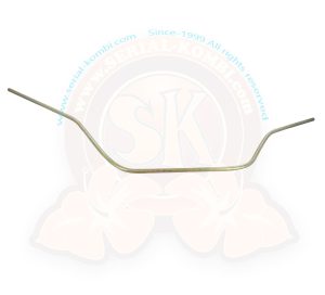 Fuel line, metal, 6mm, between tank and fuel pump 1200cc-1600cc 7/1959-7/1967