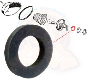 Dichtung für Blinker Lampenfassung, 8/1958-7/1963