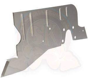 Lamierato laterale passaruota destro a ridosso della cassone del sedile anteriore 3/1955-7/1967, pick-up doppia cabina 8/1958-7/1967