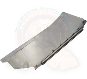 Motorraumblech links, mit Aufnahme für Dichtung, 1950-7/1967