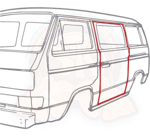 Dichtung für Schiebetür, links, 5/1979-7/1992 (252843791A)