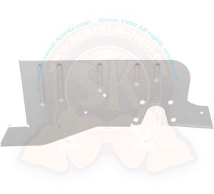 Lamierato laterale passaruota sinistro a ridosso della cassone del sedile anteriore, pick-up cabina singola 3/1955-7/1967