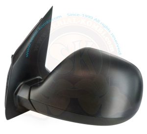 Retrovisor completo, manual, sin antena, T6 9/2015- negro satinado - Izquierdo Asférico