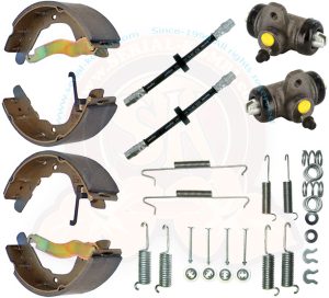 Bremsenkit Hinterachse, 5/1979-7/1992 (außer Syncro 16")