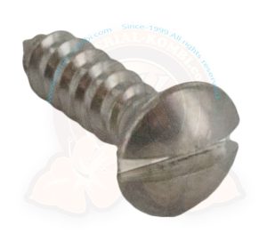 Tornillo en acero inoxidable para contacto de luz interior (sobre pilar de puerta), 3.5x13mm, 8/1967-7/1979