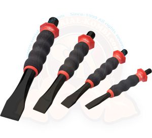 Flachmeißel Satz, 4 Größen 10 - 16 - 20 - 29mm, VIGOR