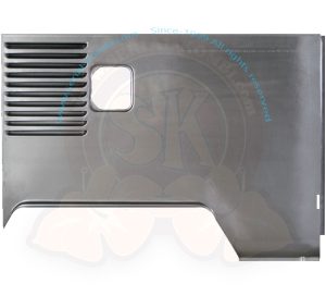 Panneau latéral complet 8/1963-7/1966 (10 ouïes intérieures) - Droite 221809102F