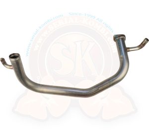 Wasserrohr Ausgang Wasserpumpe zu Thermostat, Edelstahl, 1900ccm-2100ccm, 8/1985-7/1992