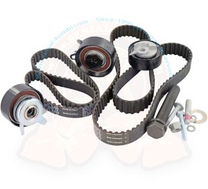 Timing belt kit with belt and tensioning pulley, T4 1/1996-6/2003 2500cc TDI 102hp ACV/AUF/AYC