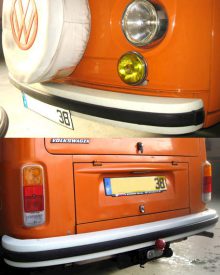 Gummileiste Stoßstange vorn und hinten, 8/1972-7/1979 (paarweise)