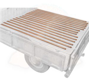 Loading bed ash wood slat kit, pick-up double cab 8/1967-7/1979