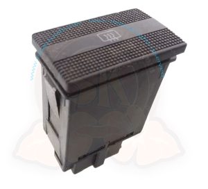 Interruttore cruscotto per sbrinamento lunotto termico posteriore T4 1/1996-6/2003 Nero satinato