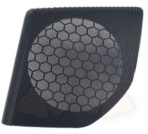 Griglia dell'altoparlante sinistro su cruscotto imbottito, blu laguna 2HP, T4 5/1998-6/2003