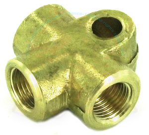 Ripartitore freno a T su tubi rigidi freni posteriori