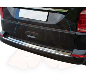 Protection adhésive de seuil de coffre sur pare-chocs arrière T6 9/2015- (Hayon) inox chromé