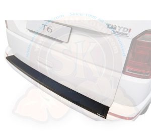 Protection adhésive de seuil de coffre sur pare-chocs arrière T6 9/2015- (Hayon) TPE thermoformé noir (1 pièce)