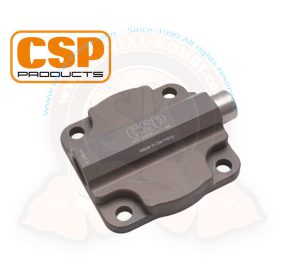 Oil pump cover Full-Flow with pressure valve, M18x1.5 fitting, CSP, 1600cc 8/1967-7/1979