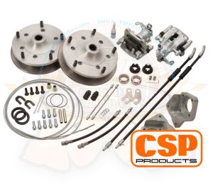 Scheibenbremsanlage Hinterachse, CSP 5x205, für Käfer Schräglenker