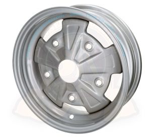 Wheel Fumagalli grey, pattern 5x205, size 5.5x15", offset ET16 1950-7/1970 (Not intended for tubeless tyre, need inner tube)