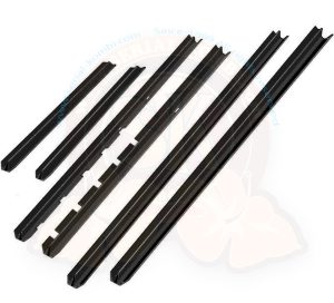 Samt Schienen Fensterführung, Satz für beide Türen, 1950-7/1967