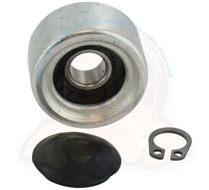 Roulette horizontale de bras inférieur de porte coulissante, roulement avec clip et capuchon 8/1967-7/1976