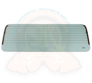 Window for rear hatch, green tinted, 12 volts, heated, 8/1967-7/1979