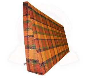 Bezug für Rückenpolster Seitenbank, rot/orange, Westfalia Helsinki, 8/1973-7/1979 65x34cm