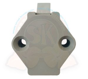 Cerradura interior gris claro de puerta de mueble o cajón Westfalia 8/1970-7/1979