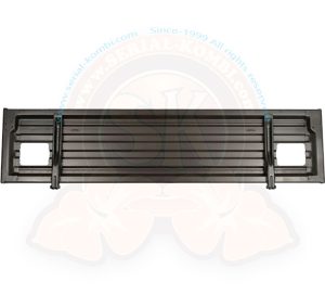 Ladebordwand hinten mit Ausschnitt für Rückleuchten, Pritsche und Doka, 5/1979/7/1992 Bundeswehr