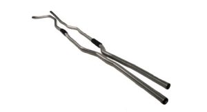 Water pipe for radiator flow and return, stainless steel Ø 38mm, for Syncro, per pair, 10/1984-7/1992