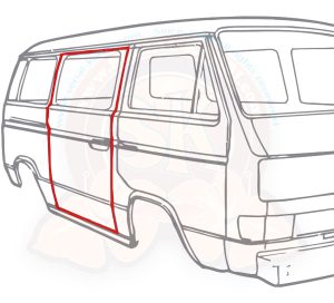 Dichtung für Schiebetür 5/1979-7/1992 - Links oder rechts