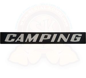 Scritta posteriore CAMPING 5/1979-7/1992